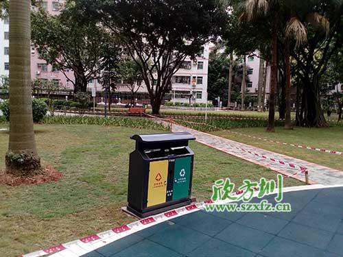 韶關機關鋼制垃圾桶,欣方圳量身定做